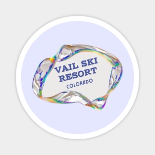Vail Mountain Resort Colorado U.S.A. Gift Ideas For The Ski Enthusiast. Magnet